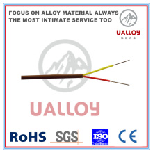 Câble de compensation de thermocouple isolé / tressé de type N PE